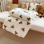 Bear Crib Bedding and Pillow Set