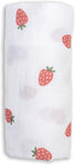 Strawberry Baby Muslin Swaddle
