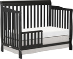 Baby Crib 5-In-1 Convertible, Wooden Cribs Converts to Toddler Bed