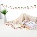 Felt Pink Cherry Garland Decoration (3String X 6.6Ft)  
