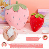 2 Pcs Strawberry Plush Pillows 