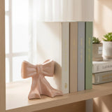 Ceramic Bow Bookends – Girly Shelf & Nursery Decor