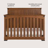 Full Panel 4-In-1 Convertible Crib, Converts to Day Bed