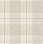 Lenox Hill Plaid Peel and Stick Wallpaper (Neutral)