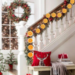 Christmas Decorations, 10Ft Dried Orange Slice Christmas Garland
