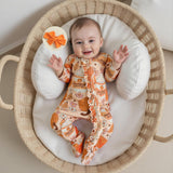 Pumpkin Baby Girl Boy Footie Romper One Piece Jumpsuit Sleeper Infant Clothes