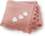 Baby Blanket 100% Traceable Cotton Knit Receiving Blankets 
