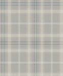 Tailor Plaid Peel and Stick Wallpaper (Dark Blue & Evergreen)