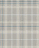 Tailor Plaid Peel and Stick Wallpaper (Dark Blue & Evergreen)