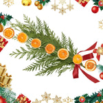 Christmas Decorations, 10Ft Dried Orange Slice Christmas Garland