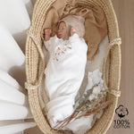 Baby Blanket 100% Traceable Cotton Knit Receiving Blankets 