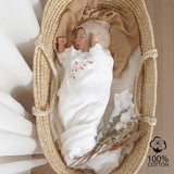 Baby Blanket 100% Traceable Cotton Knit Receiving Blankets 