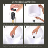 Drum Shade Standing Lamp