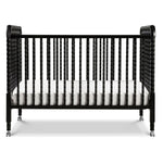 Jenny Lind 3-In-1 Convertible Crib in Ebony, Removable Wheels, Greenguard Gold Certified