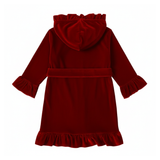 Luxury Velvet Christmas Red Pajamas & Robes for Kids Toddlers