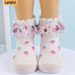 Girl's Fashion Cute Strawberry Socks