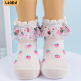 Girl's Fashion Cute Strawberry Socks