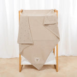 Baby Blankets Cotton Knit Newborn Girl Boy Bed Quilt 100*80CM Plaid Infant Stroller Swaddling Fashion Solid Cute Bear Super Soft