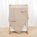 Baby Blankets Cotton Knit Newborn Girl Boy Bed Quilt 100*80CM Plaid Infant Stroller Swaddling Fashion Solid Cute Bear Super Soft