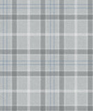 Tailor Plaid Peel and Stick Wallpaper (Dark Blue & Evergreen)