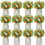 6 Sets Tangerine‌ Orange Centerpieces for Tables 