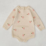 Baby Girl Knitted Romper 