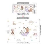 Hot Air Balloon Animals Wall Stickers