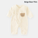 Teddy Bear Muslin Baby Romper