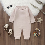 Baby Girl Knit Deer Romper