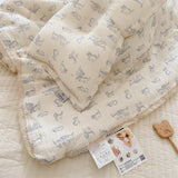 Vintage Cat Crib Bedding and Pillow Set