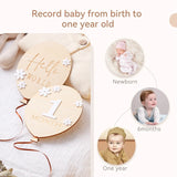 Wooden Baby Milestone Cards 