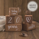 6pcs/1Set Baby Month Milestone Card