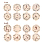 Wooden Baby Milestone Cards 