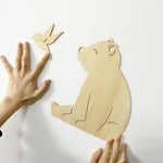 Animals Wooden Wall stickers