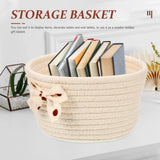 Cute Bow Rope Storage Baskets