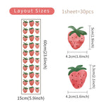 Pink Strawberry Wall Stickers