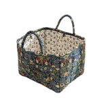 Fabric Floral Storage Baskets