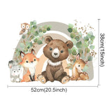 Jungle Animals Wall Stickers for Kids Room