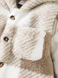 Baby Hooded Plush Jumpsuit
