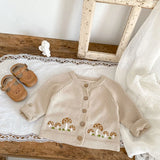 Mushroom Cotton Cardigan