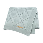 Super Soft Newborn Cotton Knit blanket 90x70 cm