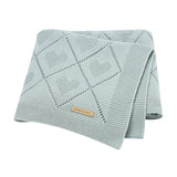Super Soft Newborn Cotton Knit blanket 90x70 cm