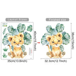 Jungle Animals Wall Stickers for Kids Room