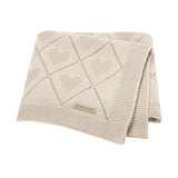 Super Soft Newborn Cotton Knit blanket 90x70 cm