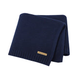 Baby Boy Navy Blue Blanket