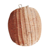 Rattan Pear Shape Storage Basket