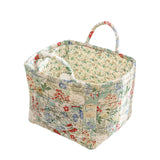 Fabric Floral Storage Baskets