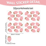 Bohemian Strawberry Wall Decals