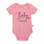 Baby 2025 Pregnancy Announcement Newborn Bodysuits