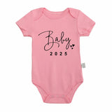 Baby 2025 Pregnancy Announcement Newborn Bodysuits